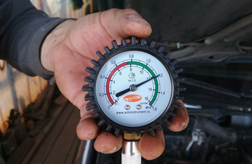 Уровень компрессии в цилиндрах
