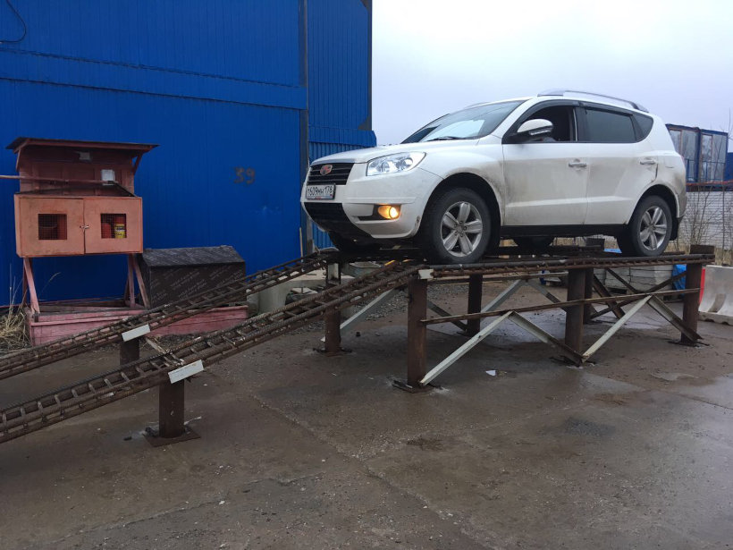 Проверка ходовой на смотровой яме или эстакаде